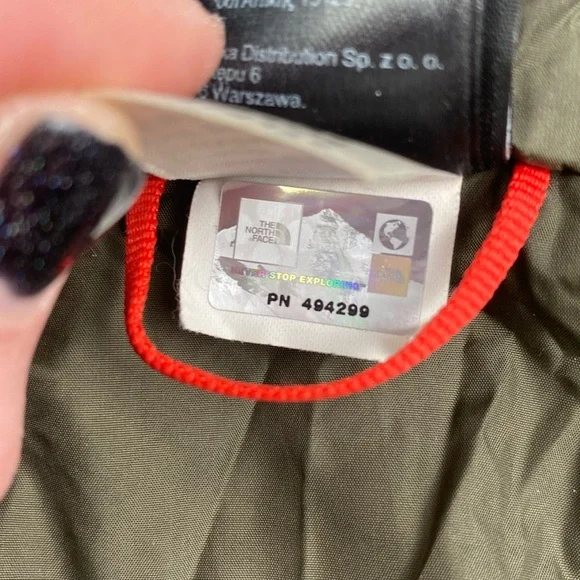 the North Face camo print medium weight zip up jacket L - Picture 7 of 15